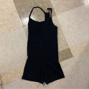 Aerie one-piece biker shirt romper